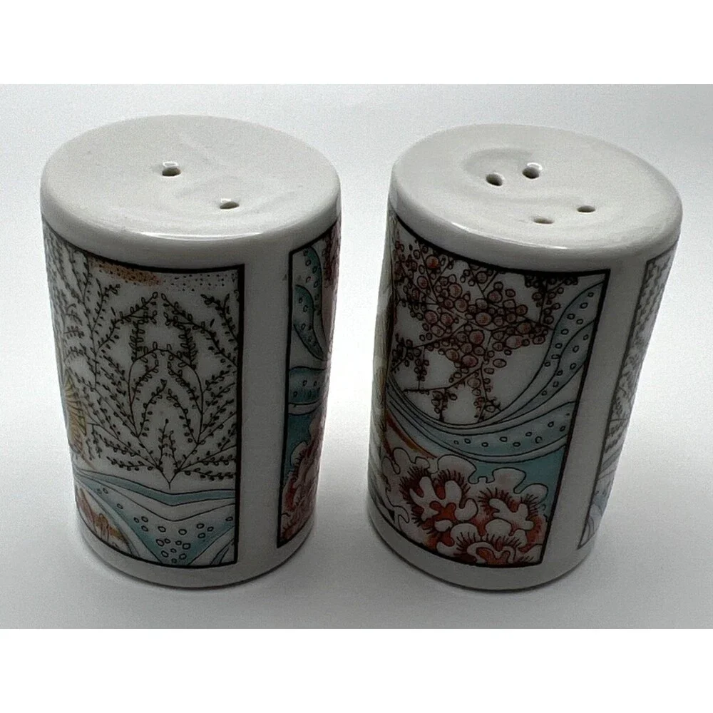 Barbados Collector Salt & Pepper Shakers Ceramic Beach/Desert Theme